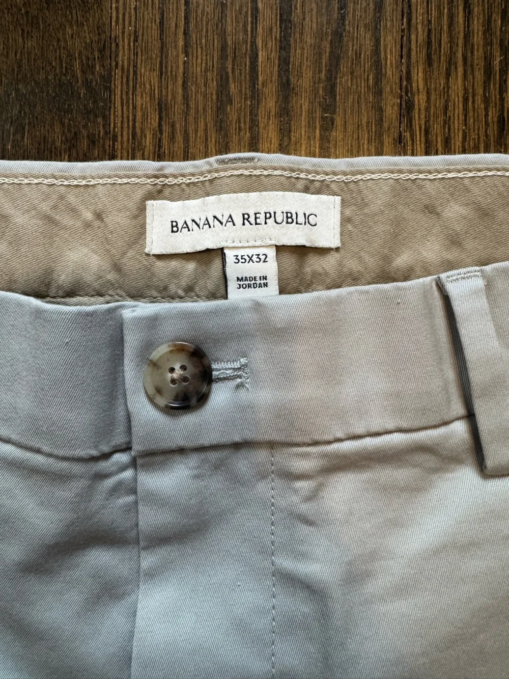 Banana Republic Slim Core Temp Pant Light Gray 35x32